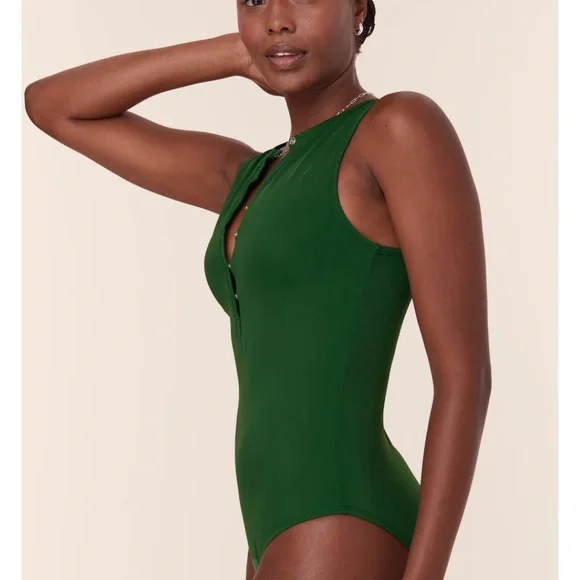Andie Green Women's One Piece Swimsuit - Picture 3 of 5